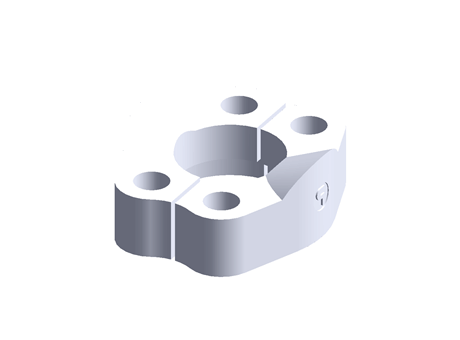 Hydraulic flange SAE - ISO 6162-1/-2 - Flange halves  - DN38