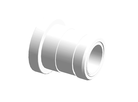 Bride hydraulique SAE - ISO 6162-1/-2 - Adaptateur bride SAE/ raccord ISO8434-3 - Filetage 2-12UN-2A - DN38 - Avec joint  torique