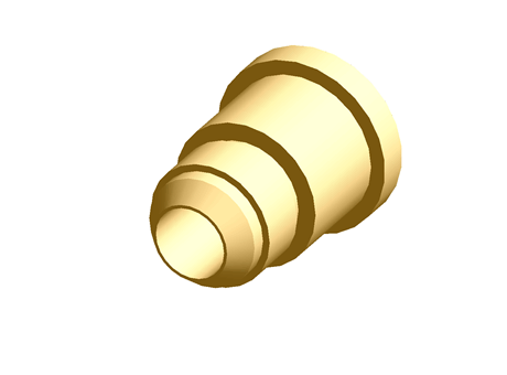 Adapteur droit brides SAE 3/4