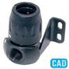 6683 - THREADED WALL BRACKET 1 OUTLET FEMALE TAPER