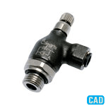 Parker Legris Connectic 乐可利集团 - 免费 CAD 模型 - 7100 - FLOW REGULATORS ...