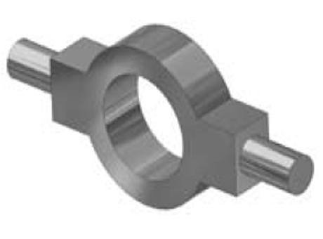 Cover trunnion Stainless Steel for cylinder P1A, ISO 6432
