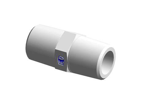 Hydraulic fitting - Male  BSPT adapter  - Male threading BSPT 1/2" - Male threading BSPT 1/2"