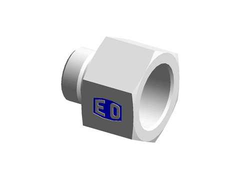 Hydraulic fitting with cutting ring 24 degree - ISO 8434-1 - Thread reducer/expander male BSPP/female BSPP - Male threading G1 - Female threading G1 1/4