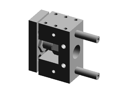 U style guidance modules for P1A cylinder, plain bearings