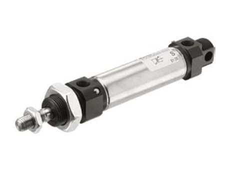 Double-acting, adjustable cushioning cylinders