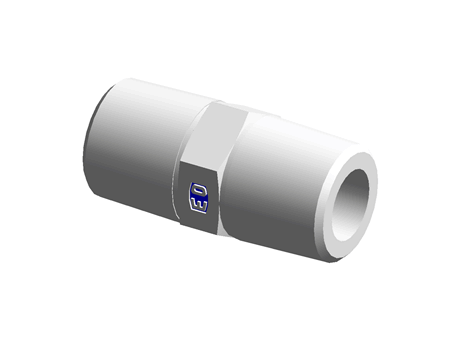 Hydraulic fitting - Male  BSPT adapter  - Male threading BSPT 3/8" - Male threading BSPT 3/8"