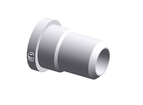 Hydraulic flange SAE - ISO 6162-1/-2 - Butt weld tube end - DN19