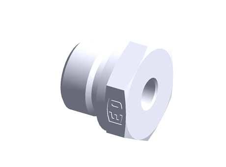 Parker - Free CAD models - Hydraulic fitting with cutting ring 24 ...