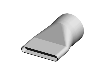 Wide slot nozzle 107.258