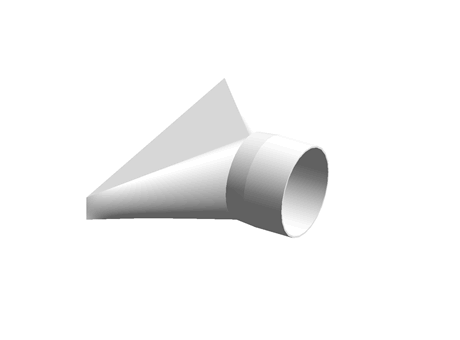 Wide slot nozzle 107.270