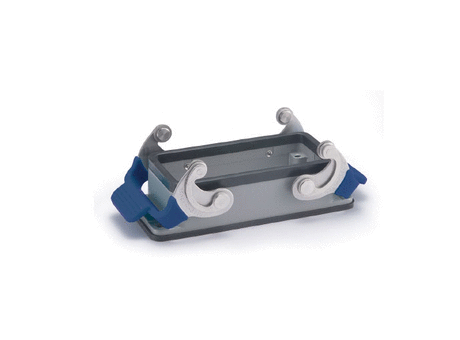 H16B Metal Housings, Bulkhead Mount 2 Locking Levers - RS Pro Parts
