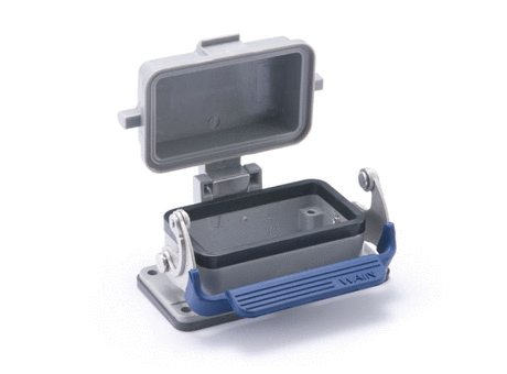 H10B Metal Housing, Bulkhead Mounting, 1 Lever - RS Pro Parts