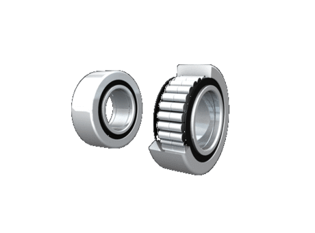 Yoke type track rollers