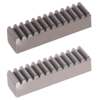 Assembly aids for gear racks / module 1.5 to 8 / counterpart for continuous linking (with gap)