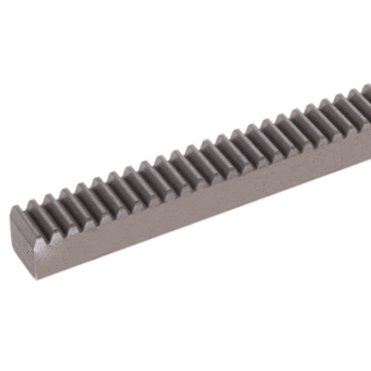 Racks of steel / module 0.5 to 10 / from module 2 for continuous linking (with gap) / pressure angle 20°