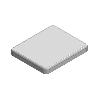18.3 x 15.4 x 1.9mm One-piece RF Shield/EMI Shield (CRS)