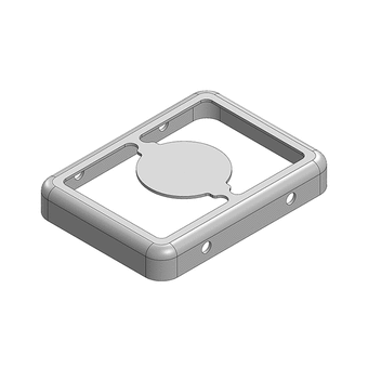 15.5 x 11.5 x 2.3mm Two-piece RF Shield/EMI Shield FRAME (Nickel-Silver)