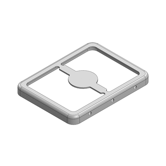 22.6 x 17.1 x 2mm Two-piece RF Shield/EMI Shield FRAME (Nickel-Silver)