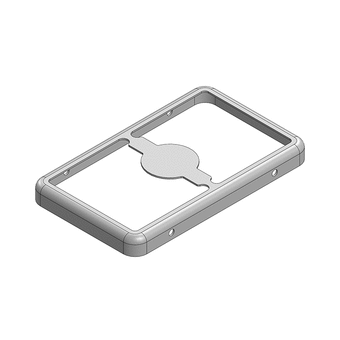 25.6 x 15.5 x 2.3mm Two-piece RF Shield/EMI Shield FRAME (Nickel-Silver)