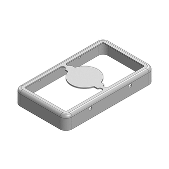 26.8 x 15.6 x 4mm Two-piece RF Shield/EMI Shield FRAME (Nickel-Silver)