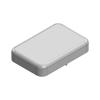 28.8 x 19.4 x 5mm One-piece RF Shield/EMI Shield (Nickel-Silver)