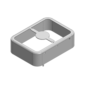 32.3 x 23.8 x 9mm Two-piece RF Shield/EMI Shield FRAME (Nickel-Silver)