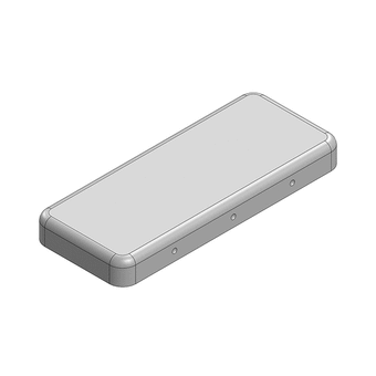 33.9 x 13.9 x 3.5mm Two-piece RF Shield/EMI Shield COVER (Nickel-Silver)