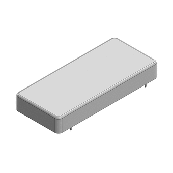 54.4 x 23.9 x 7.5mm One-piece RF Shield/EMI Shield (Nickel-Silver)
