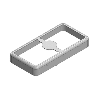 51.1 x 25.7 x 6.5mm Two-piece RF Shield/EMI Shield FRAME (CRS)