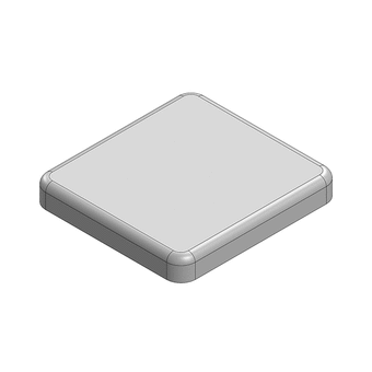 21.3 x 19.9 x 2.9mm One-piece RF Shield/EMI Shield (CRS)
