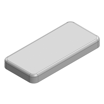19.9 x 9.2 x 2mm One-piece RF Shield/EMI Shield (CRS)