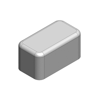 13 x 7 x 6.5mm One-piece RF Shield/EMI Shield (Nickel-Silver)
