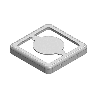 14.8 x 14.8 x 2mm Two-piece RF Shield/EMI Shield FRAME (Nickel-Silver)