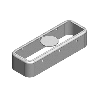 35 x 12 x 7.5mm Two-piece RF Shield/EMI Shield FRAME (Nickel-Silver)