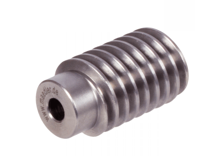 A1-61 Standard Hollow Worms, Steel, Single-Thread, Module 3 to 6