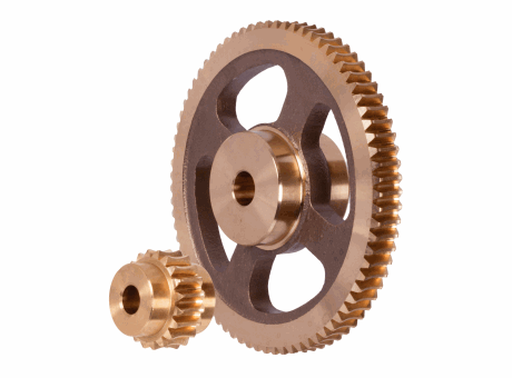 A1-63 Worm Gears Made of Bronze, Module 0.75