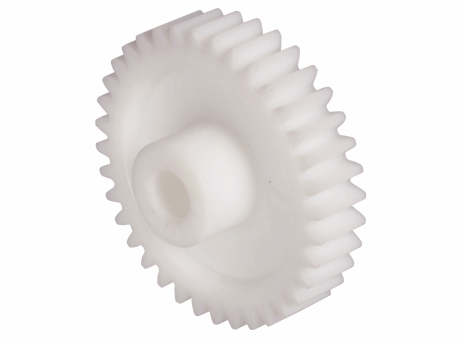 A1-314 ROUE DENTÉE DROITE EN POM C MODULE 1,5 - LARGEUR DENTURE 12MM