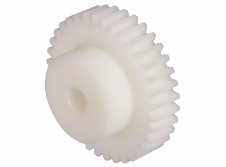 A1-275 ROUE DENTÉE DROITE EN POM H MODULE 0,7 - LARGEUR DENTURE 5MM