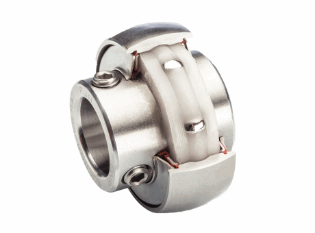 P6IN-F ROULEMENT À BILLES AUTO-ALIGNEUR AVEC VIS DE BLOCAGE, BAGUE EXTÉRIEURE SPHÉRIQUE POUR PALIER SANS MAINTENANCE