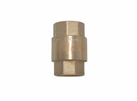 43113 CLAPET LAITON FEMELLE - FEMELLE À RESSORT DISQUE NYLON