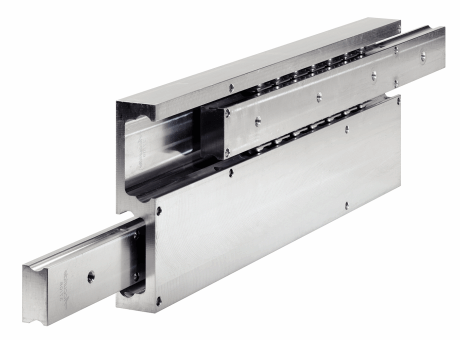 B3-038 GLISSIÈRE CHARGE ALUMINIUM DOUBLE - COURSE 100% CHARGE MAXI PAR PAIRE : 400 À 600 KG