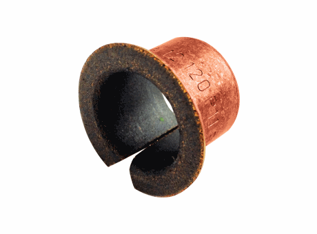 C3-163 COUSSINET LISSE À COLLERETTE SUPPORT BRONZE