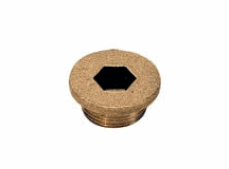LEGRIS 0202 BOUCHON LAITON 6 PANS CREUX COLLERETTE MÂLE CYLINDRIQUE