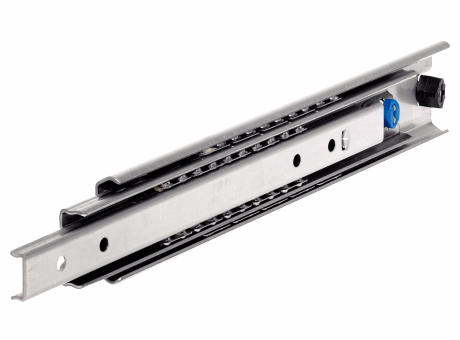 B3-030 GLISSIÈRE INOX - COURSE + 100% CHARGE MAXI PAR PAIRE : 100 À 180 KG