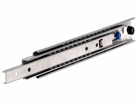 B3-035 GLISSIÈRE ALUMINIUM - COURSE + 100% CHARGE MAXI PAR PAIRE : 40 À 50 KG