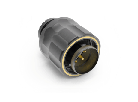 Ms3406 Accessory Thread AirBorn - Free CAD models - Threaded Lock Circular Connector Plug, Rear ...