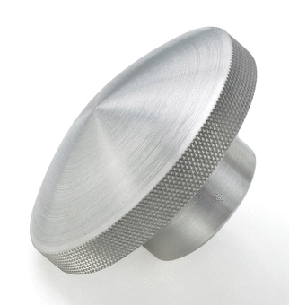 Aluminum Domed Knurled Knobs