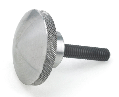Aluminum Domed Knurled Knob Assemblies