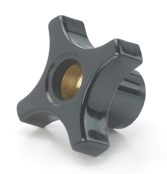 Plastic Hand Knobs Thru Hole